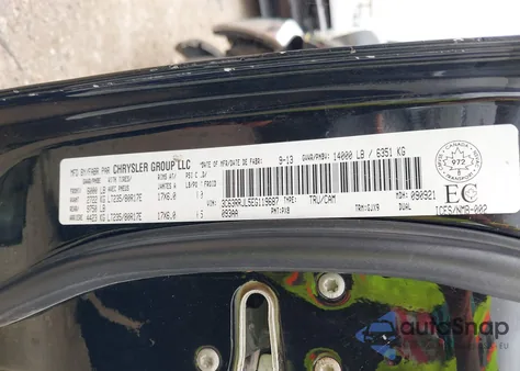 2014 Ram 3500 Laramie z USA, uszkodzony, nr VIN 3C63RRJL5EG119687